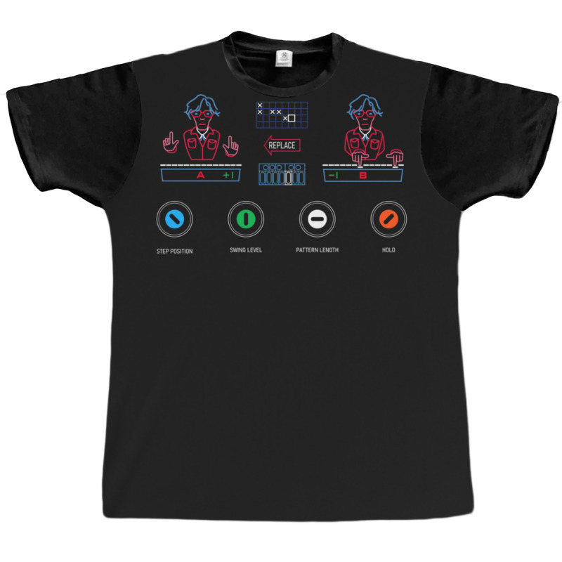 Op1 Synthesizer Screen Sequencer Graphic T-shirt | Artistshot