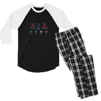 Op1 Synthesizer Screen Sequencer Men's 3/4 Sleeve Pajama Set | Artistshot