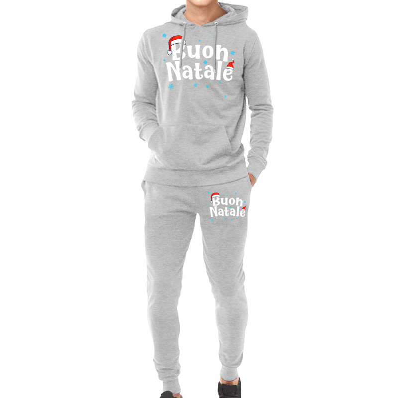 Buon Natale Italian Christmas Long Sleeve Hoodie & Jogger set by gajanbasqesu | Artistshot