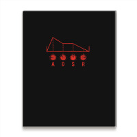 Synthesizer Adsr For Synth Lover 3 Metal Print Vertical | Artistshot