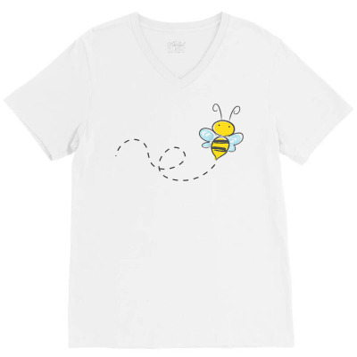 Bumble Bee T Shirt V-neck Tee Designed By Valentinakeaton