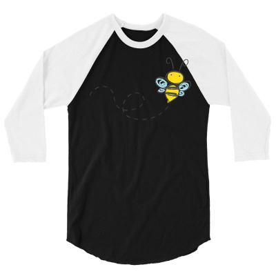 Bumble Bee T Shirt 3/4 Sleeve Shirt Designed By Valentinakeaton