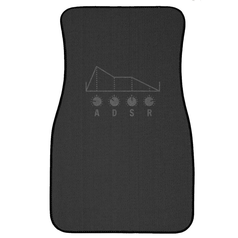 Synthesizer Adsr For Synth Lover 5 Front Car Mat | Artistshot