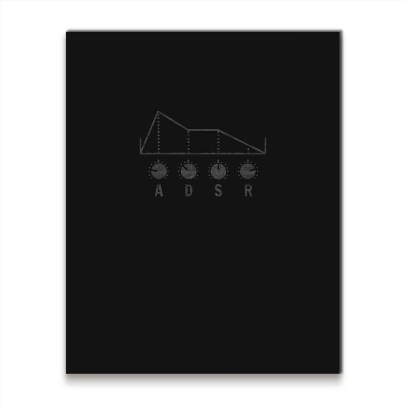 Synthesizer Adsr For Synth Lover 5 Metal Print Vertical | Artistshot