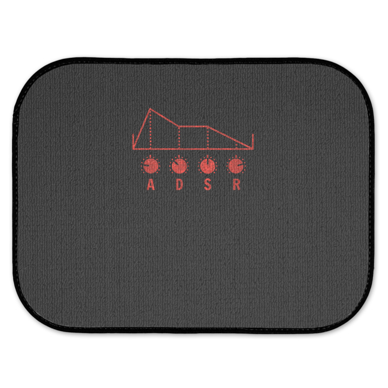 Synthesizer Adsr For Synth Lover 6 Rear Car Mat | Artistshot