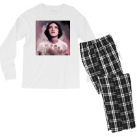 Brian Molko Digital Painting Men's Long Sleeve Pajama Set | Artistshot