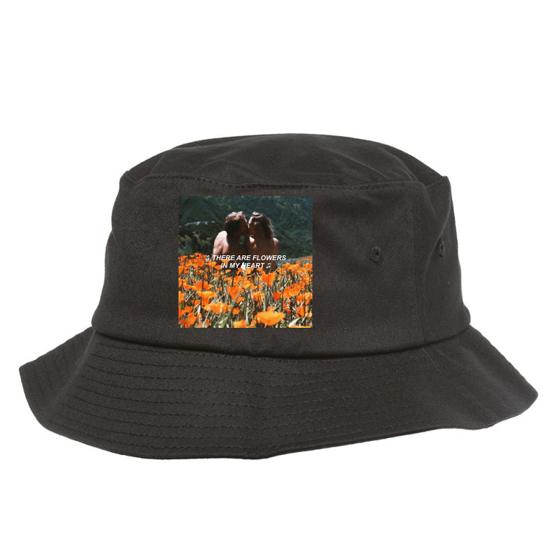 There Are Flowers In My Heart Bucket Hat by rosamond | Artistshot