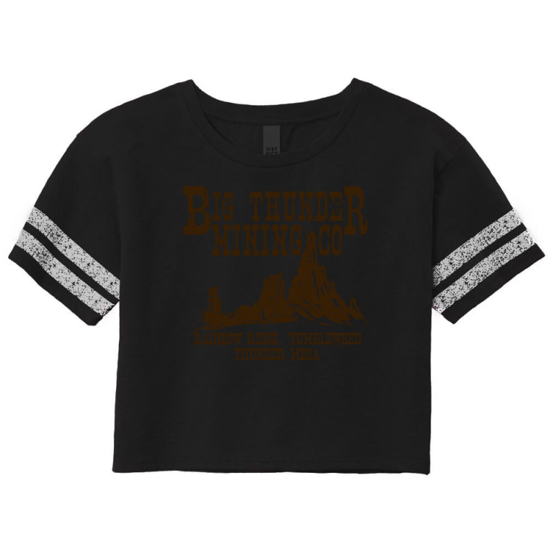 Big Thunder Mining Co Scorecard Crop Tee by LindsayAnnSkog | Artistshot