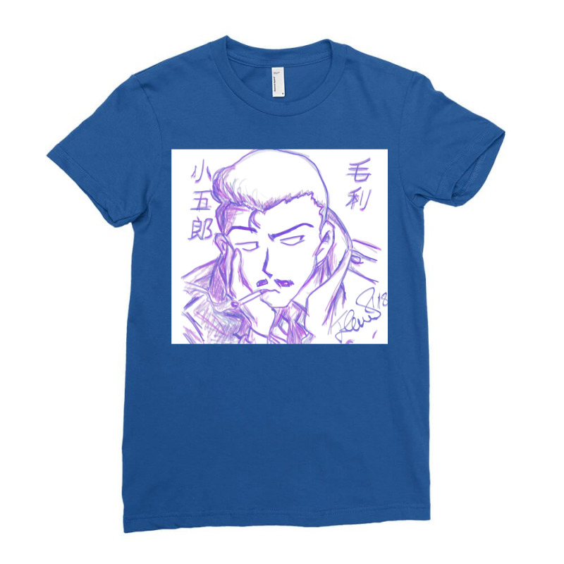 Detective Conan   Kogoro Mori Ladies Fitted T-Shirt by Minorityoxbird | Artistshot