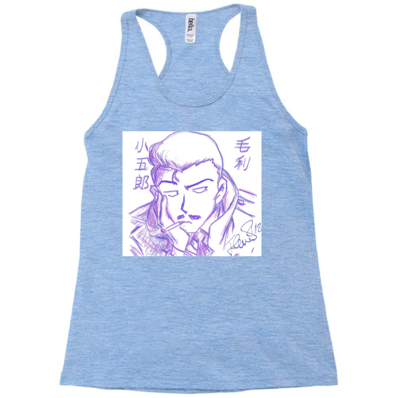 Detective Conan   Kogoro Mori Racerback Tank by Minorityoxbird | Artistshot