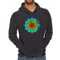 Flower Of Life   Heart Chakra Lotus Vintage Hoodie | Artistshot