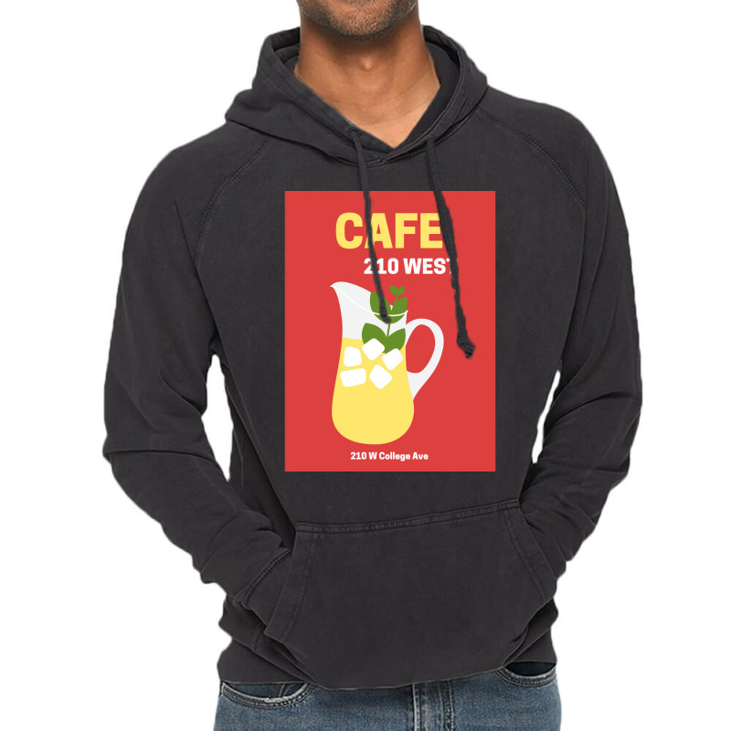 Cafe 210 West Vintage Hoodie by gajanbasqesu | Artistshot