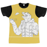 Caiman's Gyoza Graphic T-shirt | Artistshot