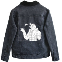 Caiman's Gyoza Unisex Sherpa-lined Denim Jacket | Artistshot