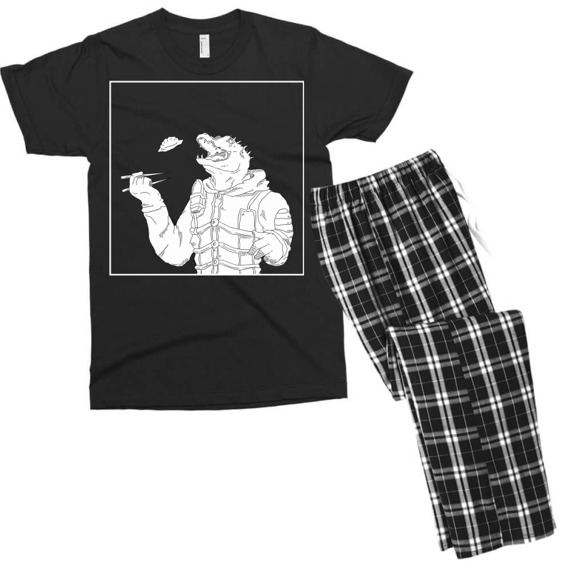 Caiman's Gyoza Men's T-shirt Pajama Set by gajanbasqesu | Artistshot