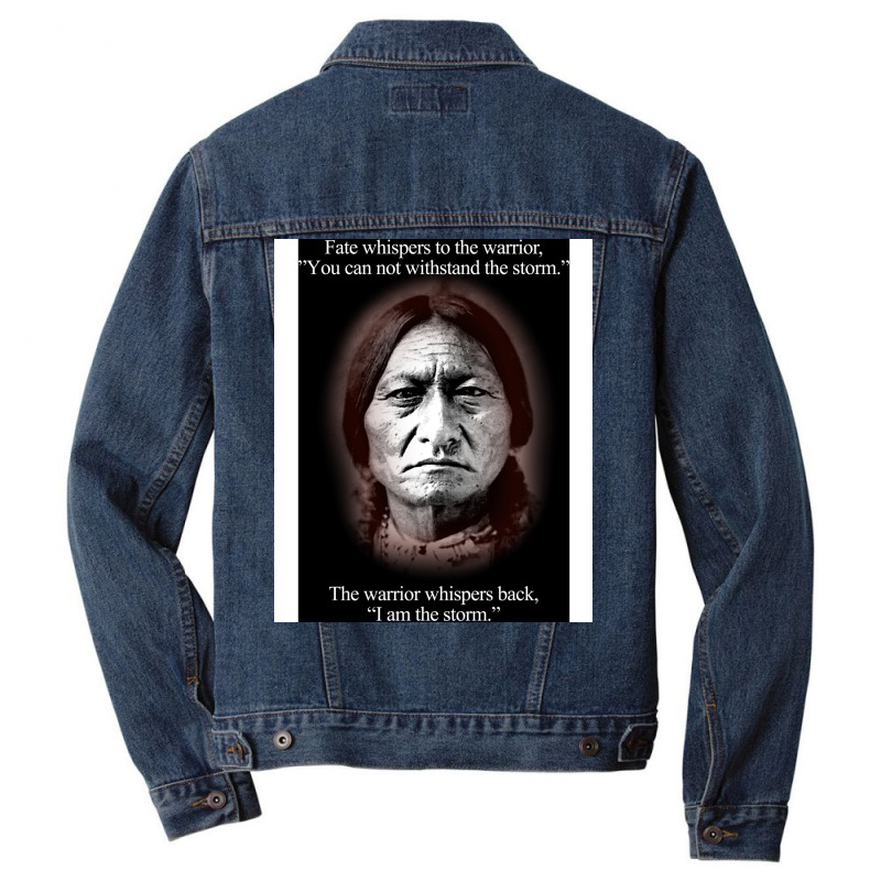 Fate Whispers To The Warrior Men Denim Jacket | Artistshot