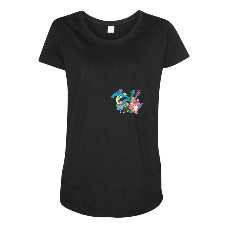 Dragon Tales 31 Maternity Scoop Neck T-shirt by IsabelConstance | Artistshot