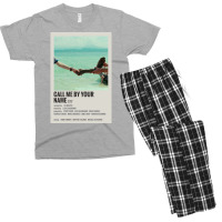 Call Me By Your Name Movie Poster Men's T-shirt Pajama Set | Artistshot