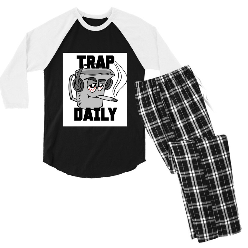 Trap Music Classic Men's 3/4 Sleeve Pajama Set | Artistshot