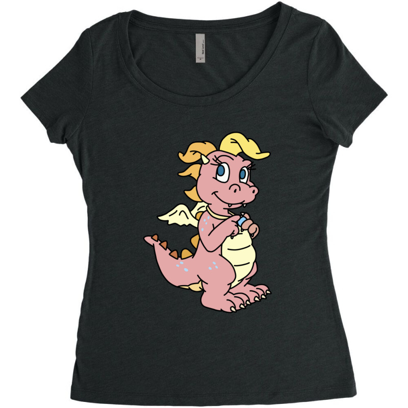 Dragon Tales Cassie Fan Art 1 Women's Triblend Scoop T-shirt by IsabelConstance | Artistshot