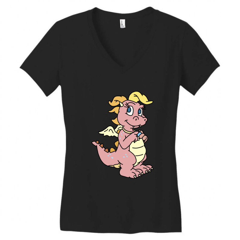 Dragon Tales Cassie Fan Art 1 Women's V-Neck T-Shirt by IsabelConstance | Artistshot