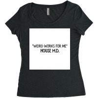 Weirs Work For Me Poster 80s Women's Triblend Scoop T-shirt | Artistshot