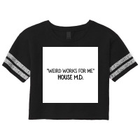 Weirs Work For Me Poster 80s Scorecard Crop Tee | Artistshot