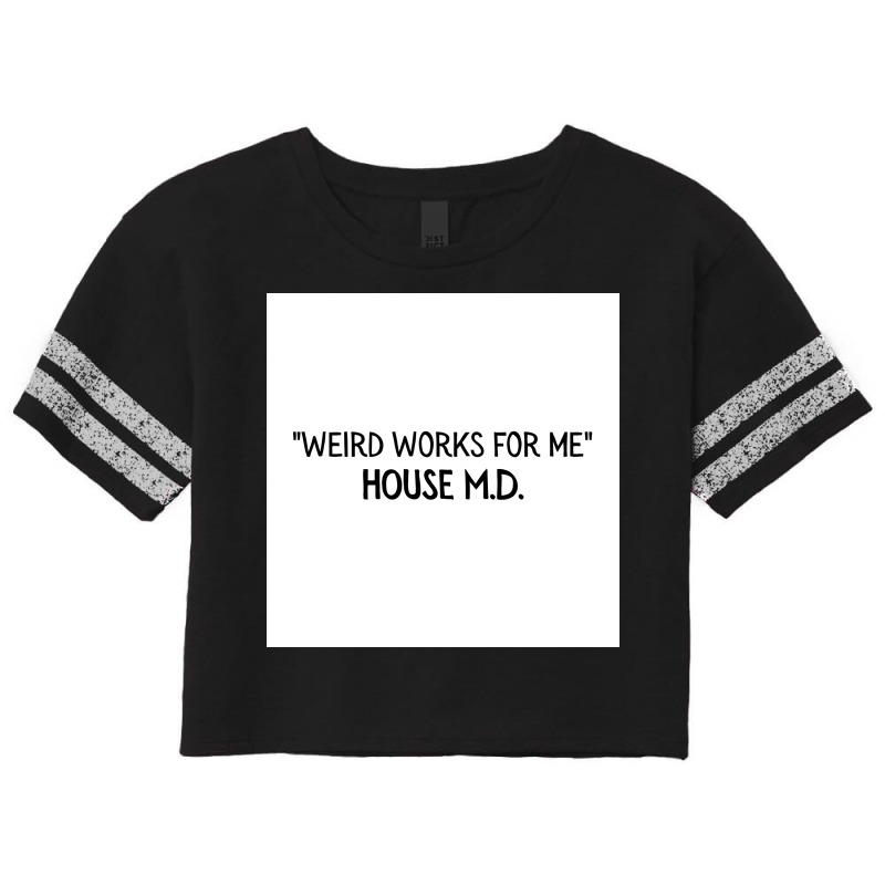 Weirs Work For Me Poster 80s Scorecard Crop Tee by rommibahandr | Artistshot