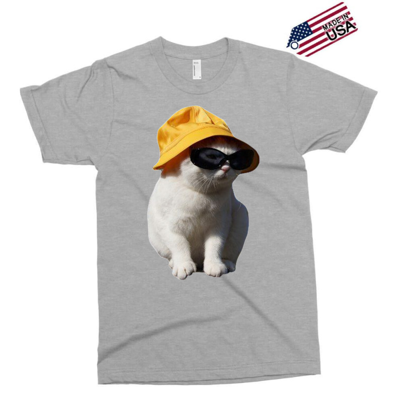 Bucket Hat Cat Exclusive T-shirt by inggaerzoahg | Artistshot