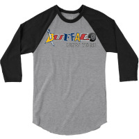 Buffalo New York Hockey Mashup 3/4 Sleeve Shirt | Artistshot