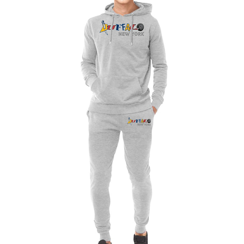 Buffalo New York Hockey Mashup Hoodie & Jogger set by inggaerzoahg | Artistshot