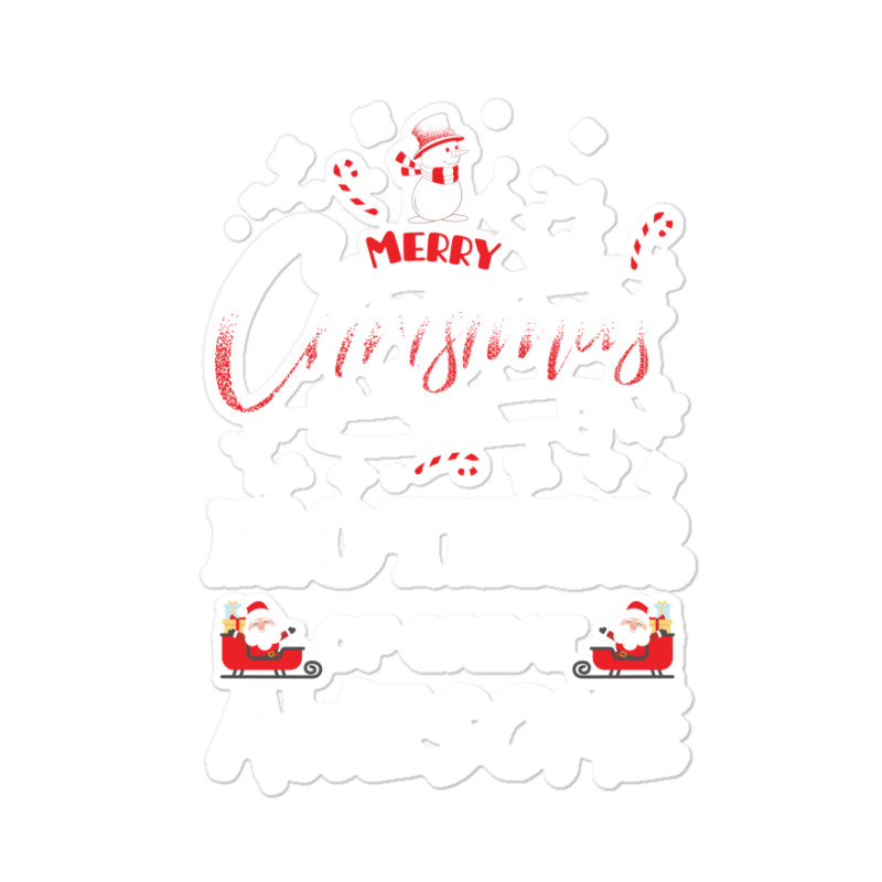 Merry Christmas To Mother Of Great Awesome Sticker | Artistshot