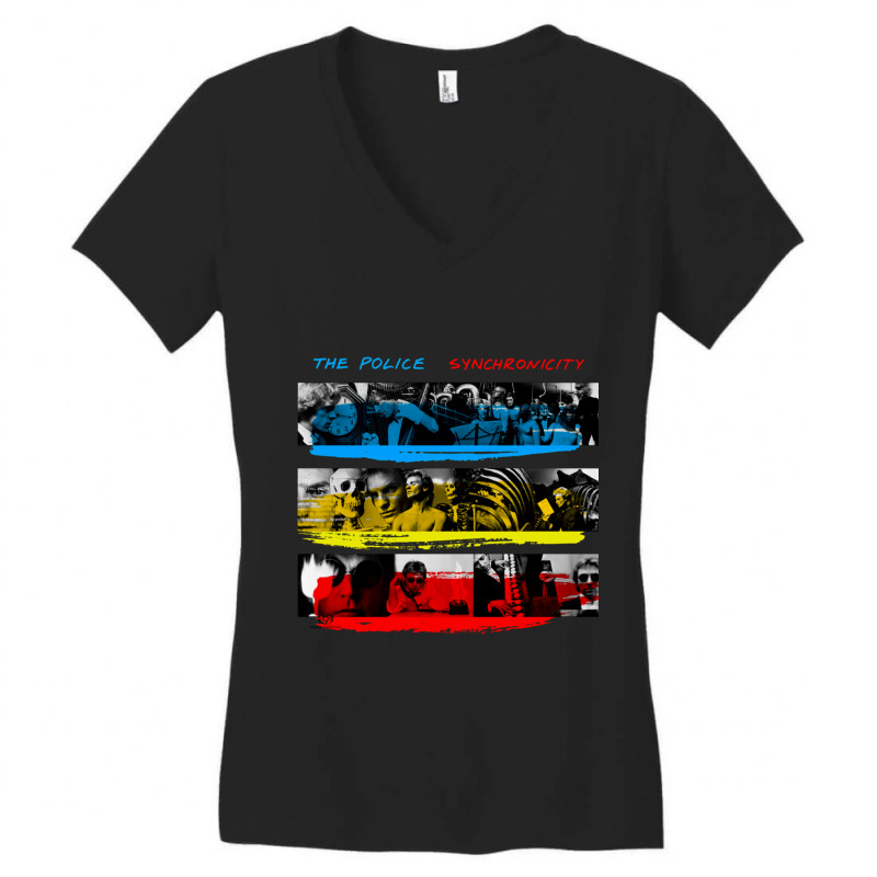 The Police Synchronicity Album Classic Women's V-Neck T-Shirt by TerriWilliams | Artistshot