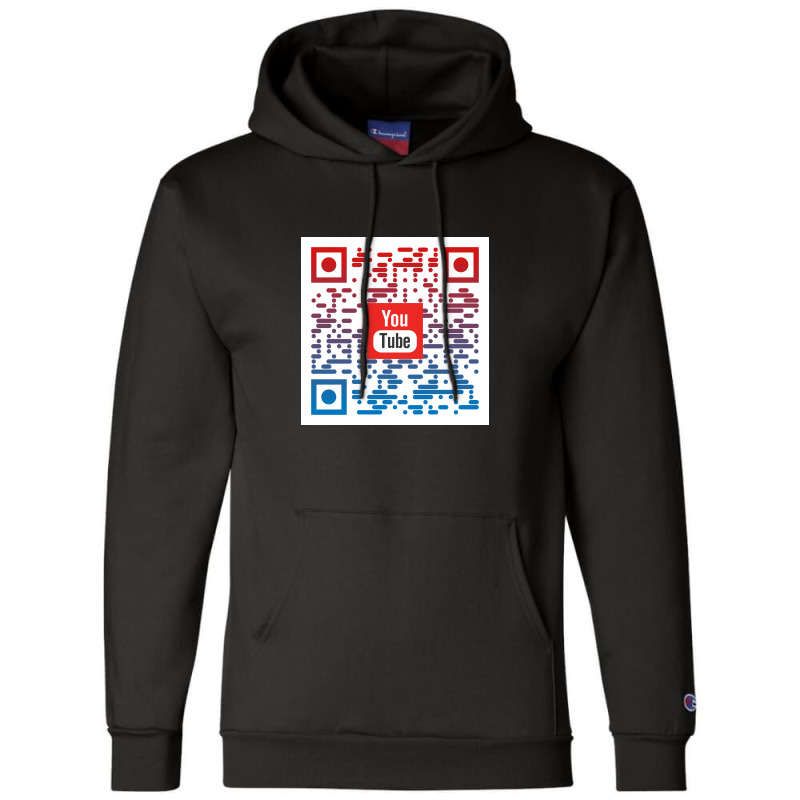 Qr Code Design Champion Hoodie | Artistshot