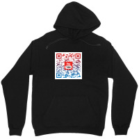 Qr Code Design Unisex Hoodie | Artistshot