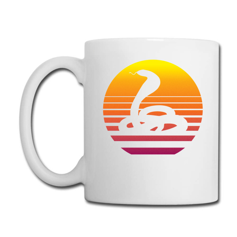 King Cobra Snake 80's Retro Vaporwave Coffee Mug | Artistshot