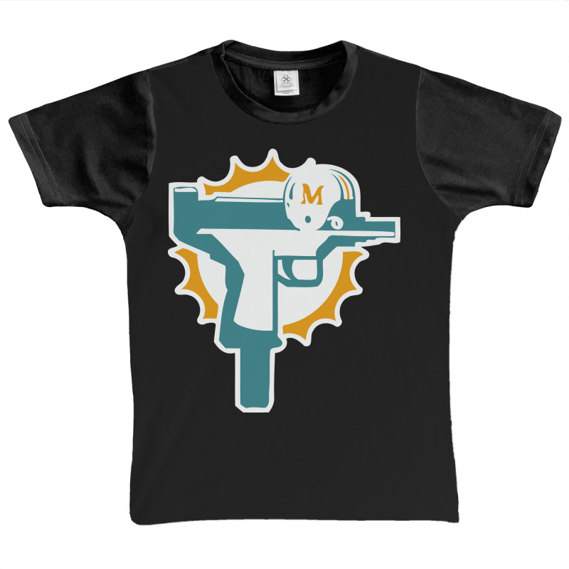 Miami Gun Dolphin Graphic Youth T-shirt | Artistshot