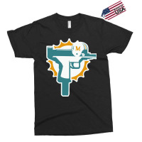 Miami Gun Dolphin Exclusive T-shirt | Artistshot