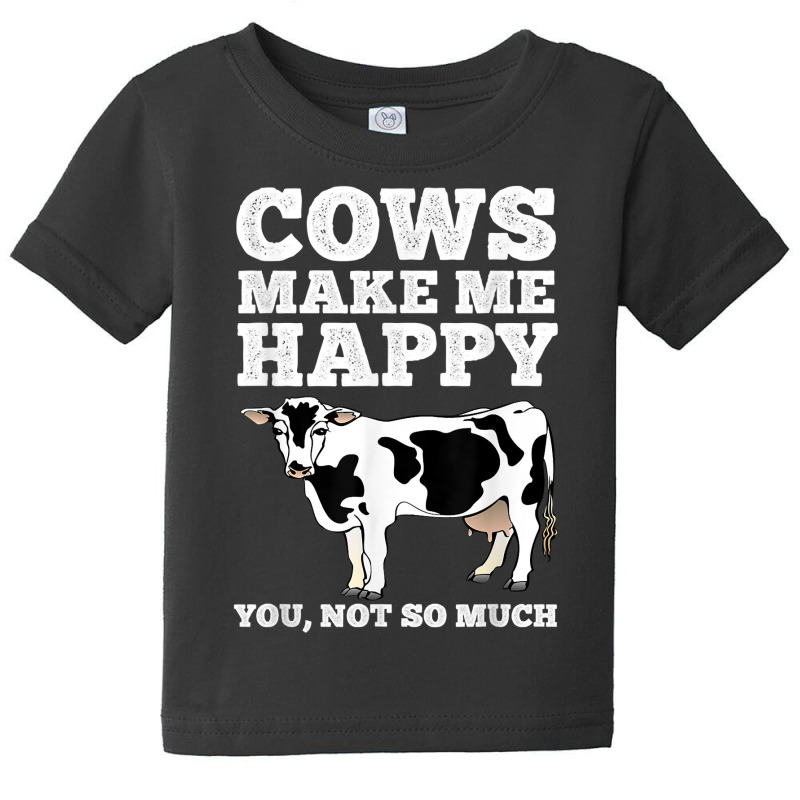 Cool Cow Art For Men Women Cow Farmer Dairy Cows Farm Animal T Shirt Baby Tee | Artistshot