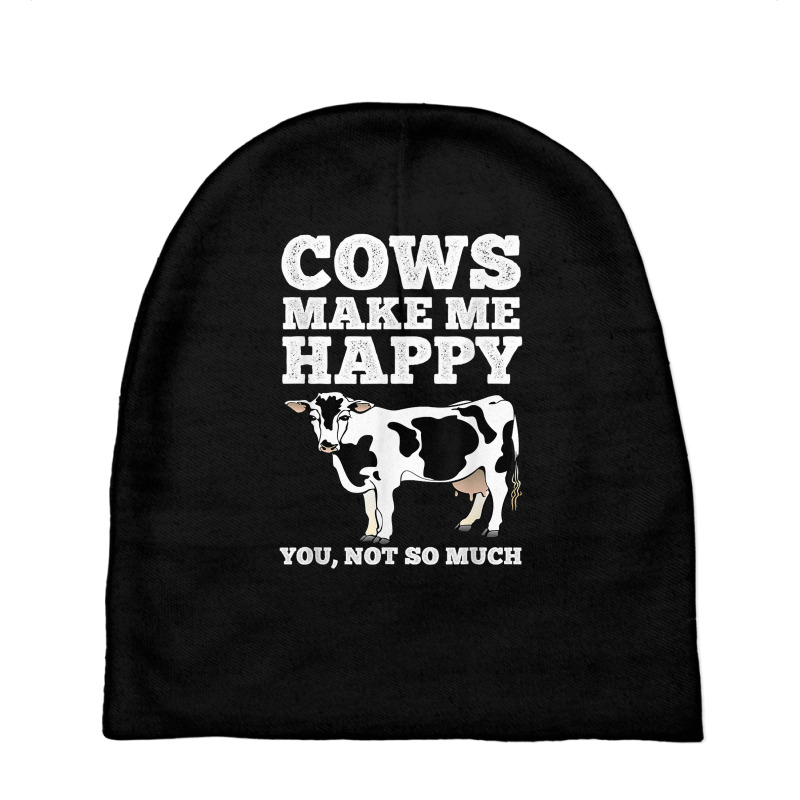 Cool Cow Art For Men Women Cow Farmer Dairy Cows Farm Animal T Shirt Baby Beanies | Artistshot