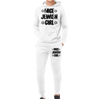 Funny Jew  Nice Jewish Girl Hanukkah Gift Hoodie & Jogger Set | Artistshot