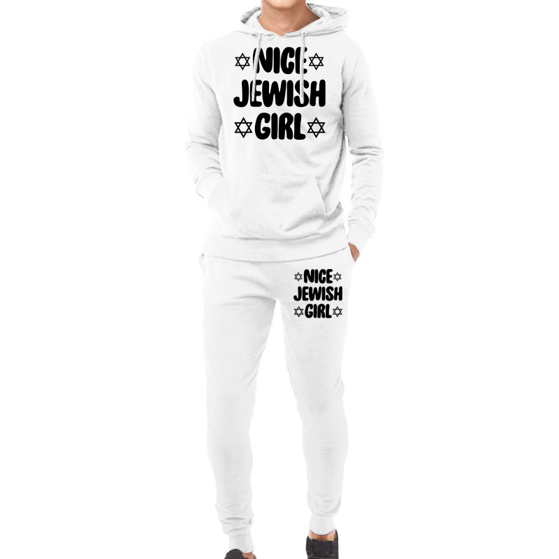 Funny Jew  Nice Jewish Girl Hanukkah Gift Hoodie & Jogger Set | Artistshot