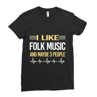 Trending 3 People Folk Music Ladies Fitted T-shirt | Artistshot