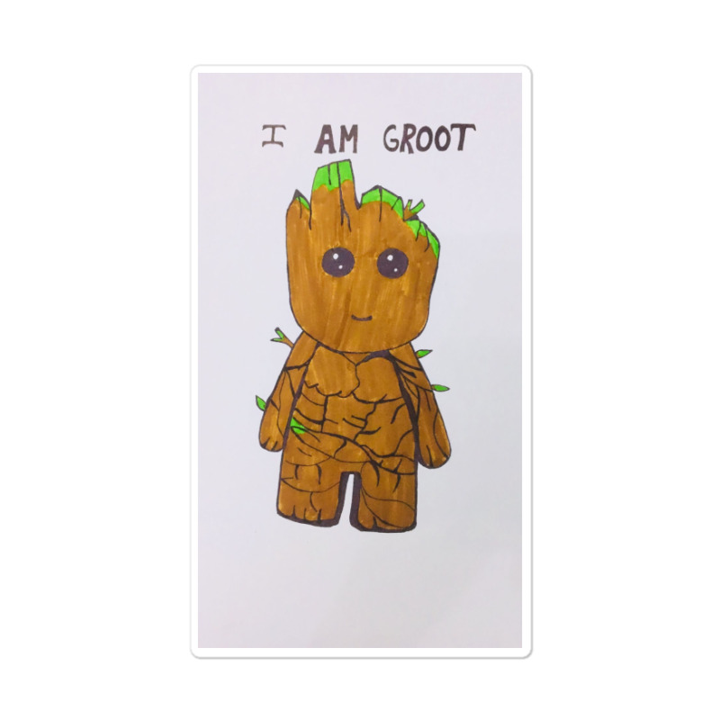 Groot Add Your Name Sticker | Artistshot