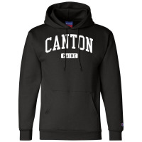 Canton Maine Me Vintage Athletic Sports Design T Shirt Champion Hoodie | Artistshot