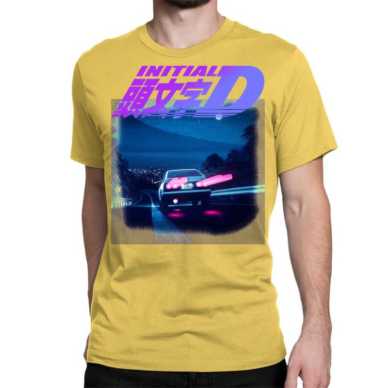 Initial D Neon Ae86 1 Classic T-shirt by pernerdhiwary | Artistshot