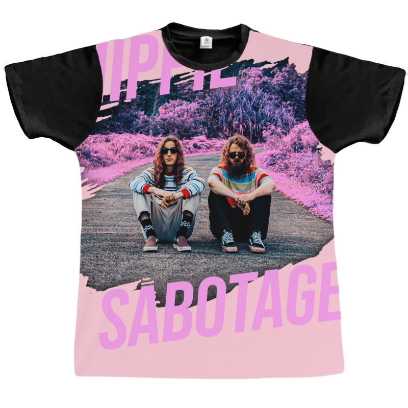 Hippie Sabotage Aesthetic Style Photo With Text Graphic T-shirt | Artistshot