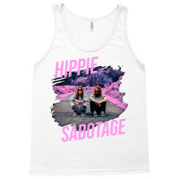 Hippie Sabotage Aesthetic Style Photo With Text Tank Top | Artistshot