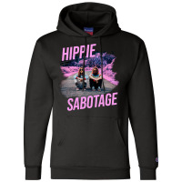 Hippie Sabotage Aesthetic Style Photo With Text Champion Hoodie | Artistshot