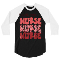 Cardiac Nurse Life   Stethoscope Cardiology Nurse Valentines T Shirt 3/4 Sleeve Shirt | Artistshot